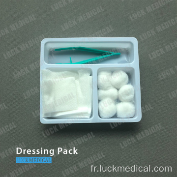 Kit de pansement médical jetable